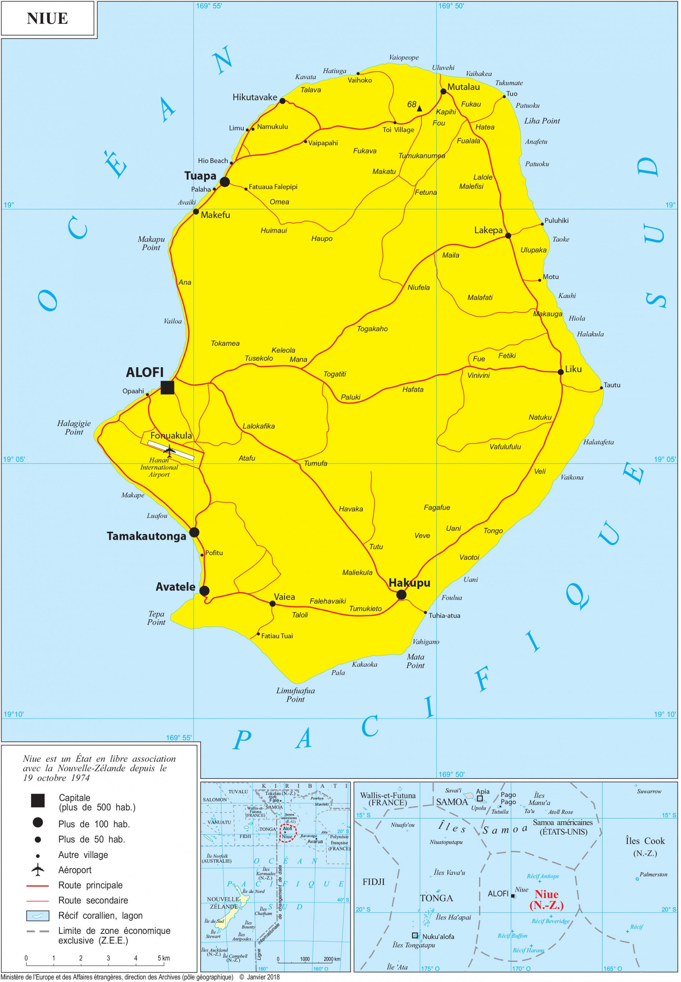 Niue Map Niue World Map