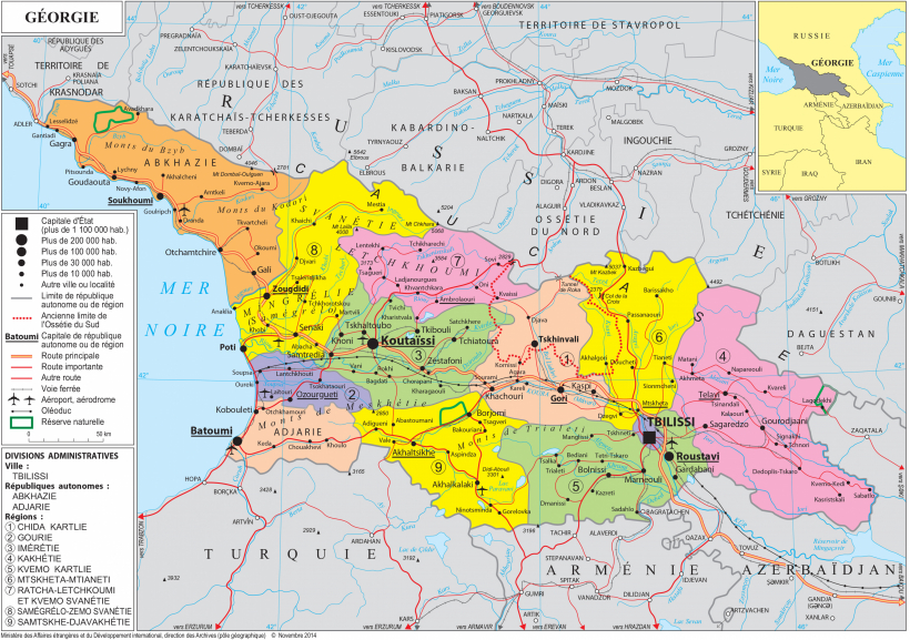 Kaart Georgia Usain Bolt Geopolitical map of maps Worldmaps.info