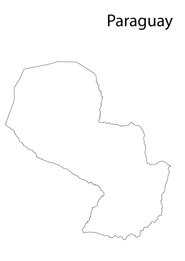 Buy Political Map of Paraguay Mapsofworld