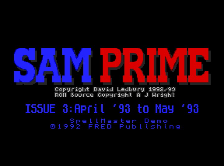 SAM PRIME 3 World of SAM