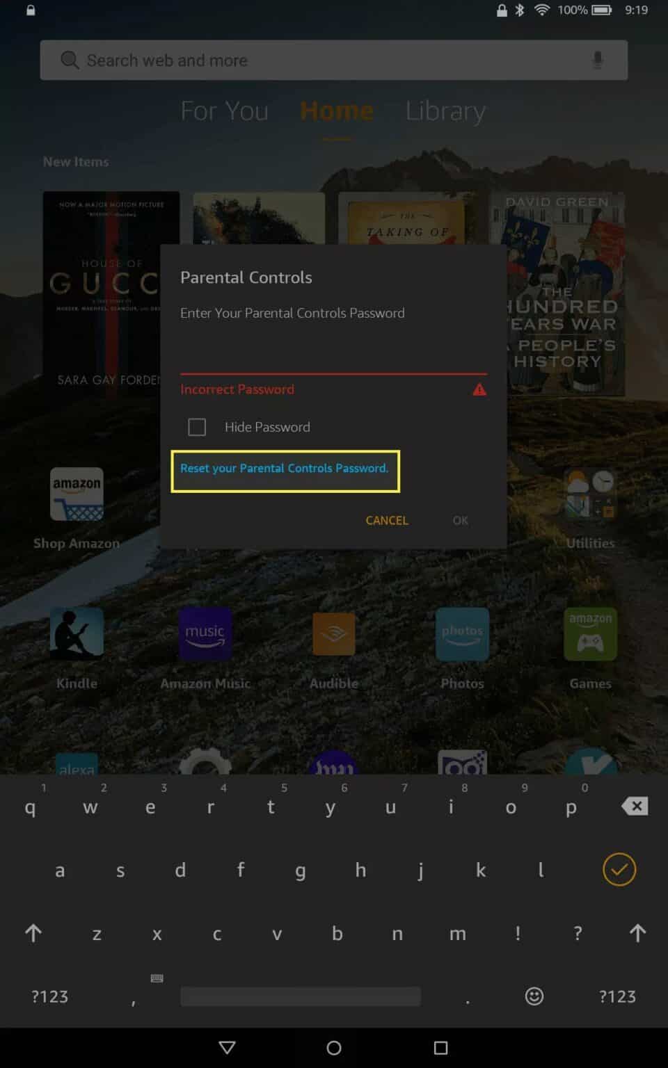 Parental Control Password Kindle Fire How to reset! WorldofTablet