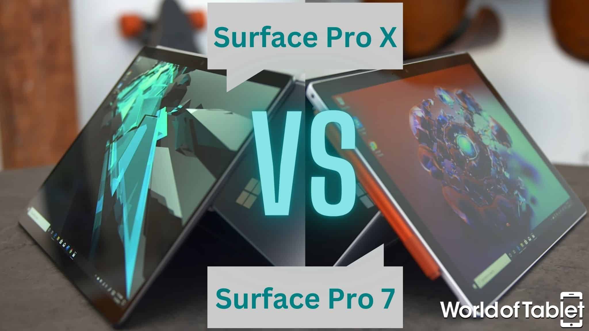 Surface Pro X vs Surface Pro 7 What's the difference? WorldofTablet