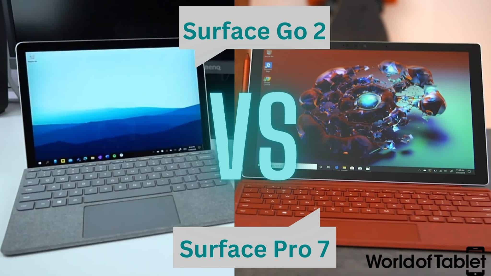 Surface Go 2 vs Surface Pro 7 Which one is right for you? WorldofTablet