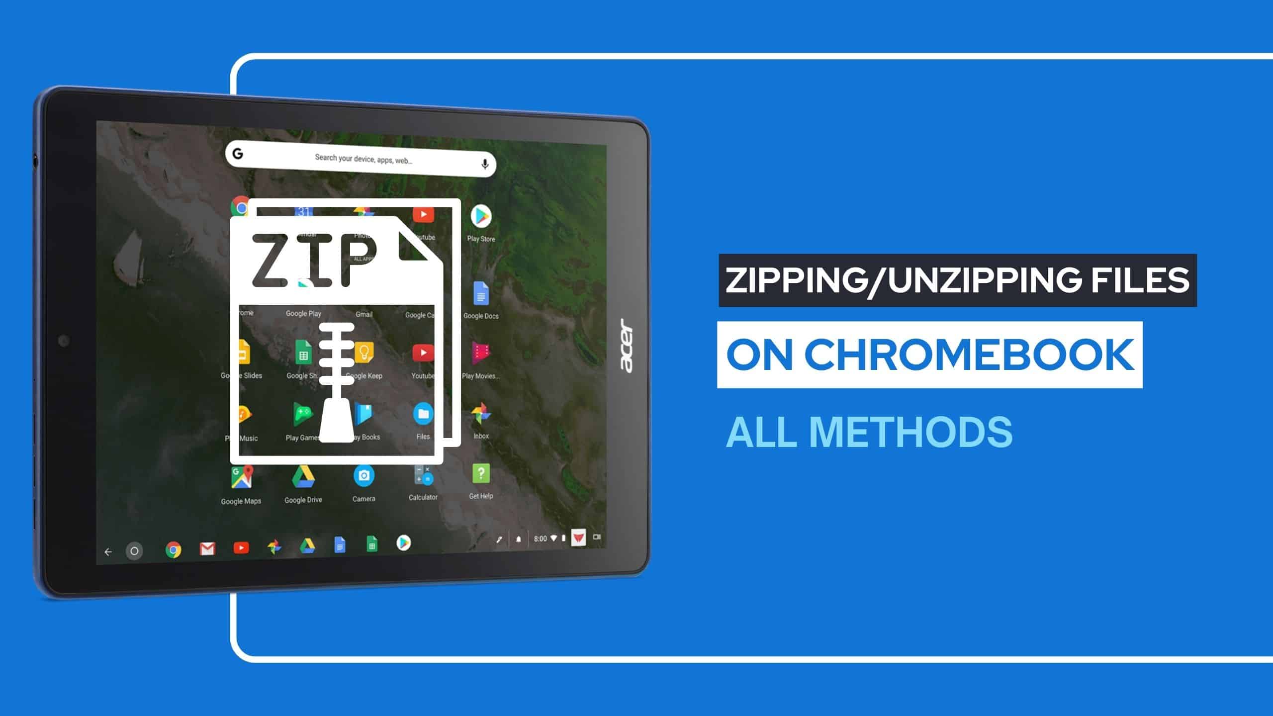 How to Zip and Unzip Files on a Chromebook WorldofTablet