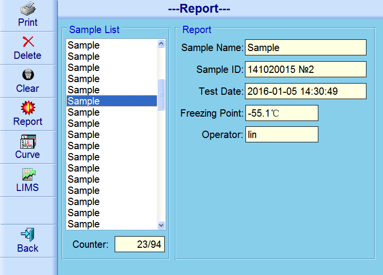 Fast Freezing Point Tester Qualitest