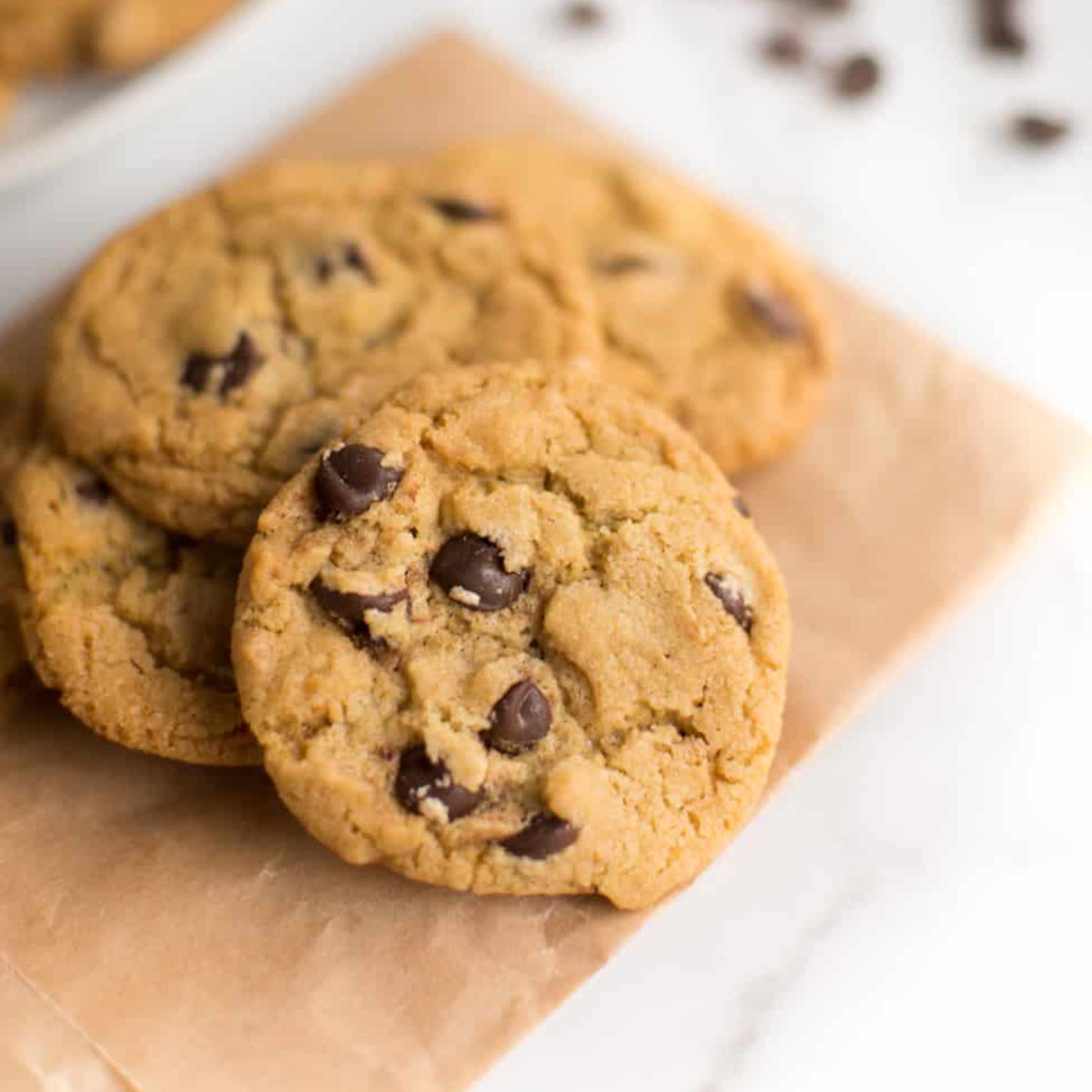 SuperEasy Vegan Chocolate Chip Cookies