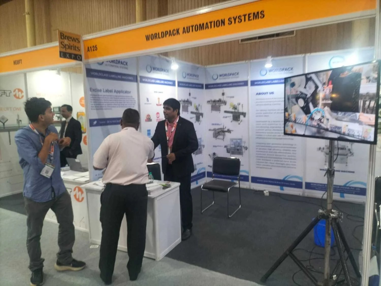 Worldpack at the Brew & Spirits Expo 2023, Bangalore Sticker