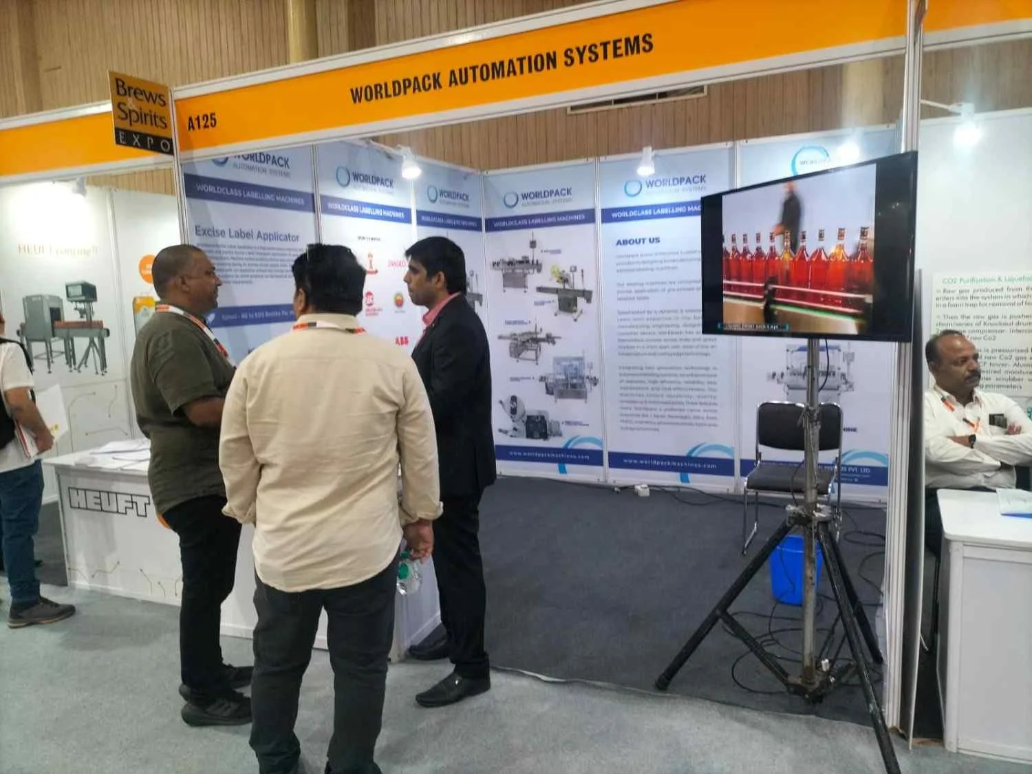 Worldpack at the Brew & Spirits Expo 2023, Bangalore Sticker