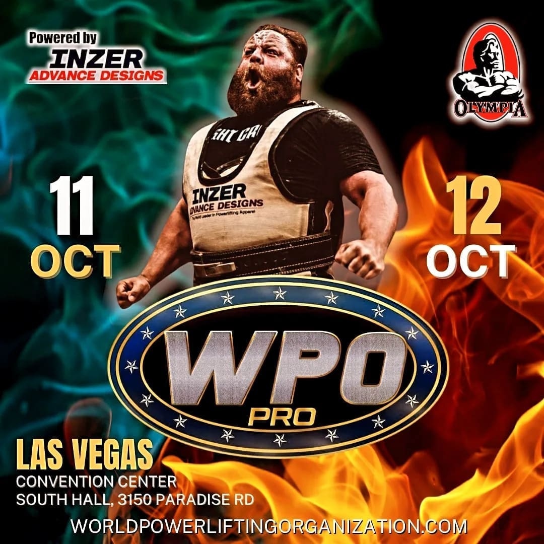 WPO Pro! October 1112, 2024 in Las Vegas World Powerlifting Organization