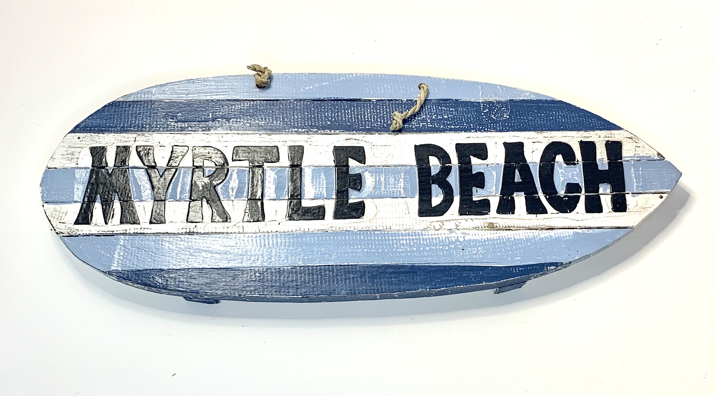Myrtle Beach Surf Board World Shells Nautical Decor