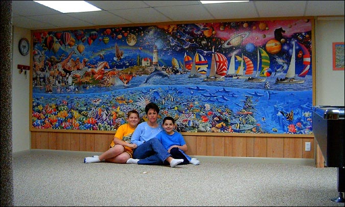 THE WORLD'S LARGEST JIGSAW PUZZLE THE WORLD'S LARGEST JIGSAW PUZZLE