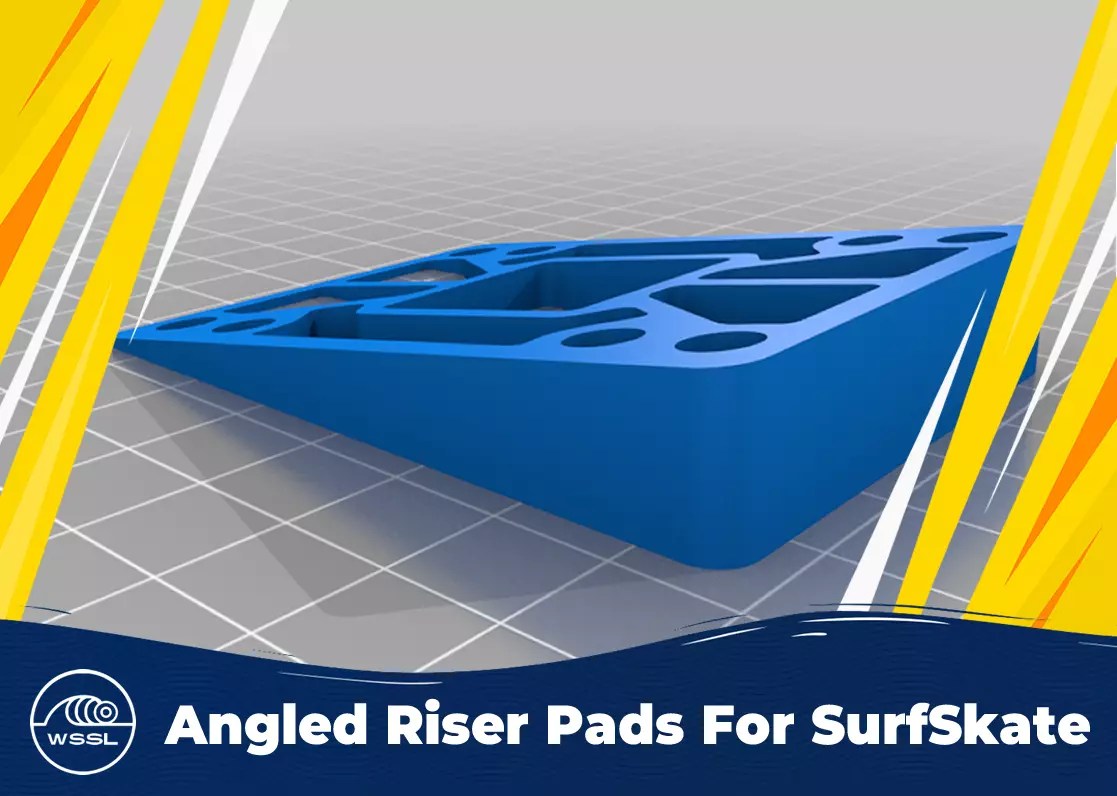 Angled Riser Pads For SurfSkate