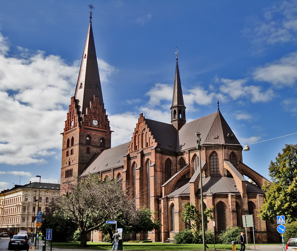 The gothic S t Petri Church (or Petrikyrkan) is Malmö´s only cathedral
