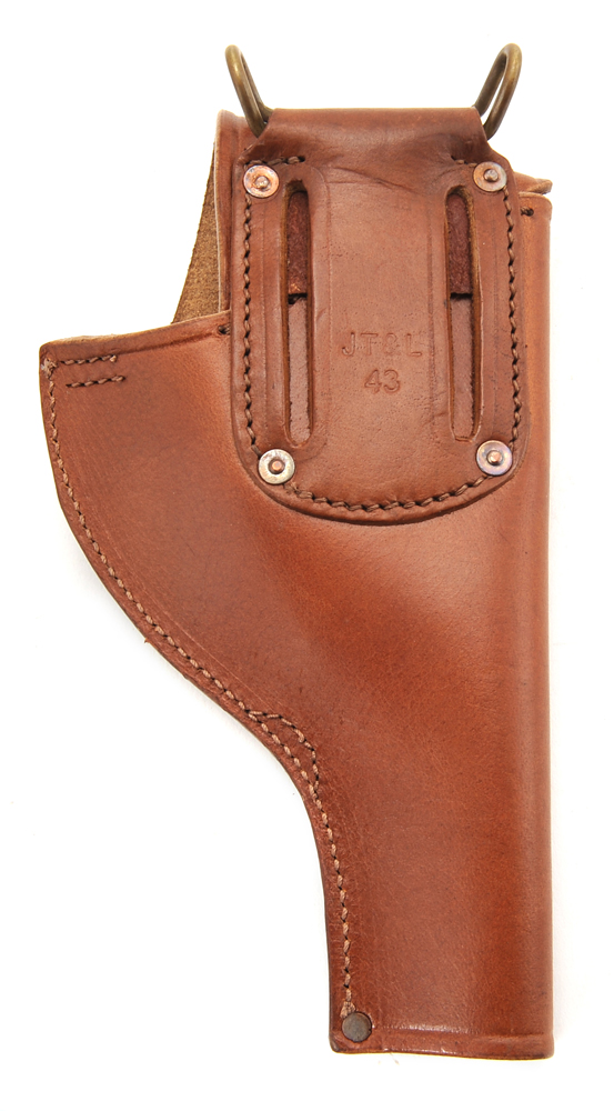 US WW2 Smith & Wesson Victory Model Revolver Holster in Brown Leather