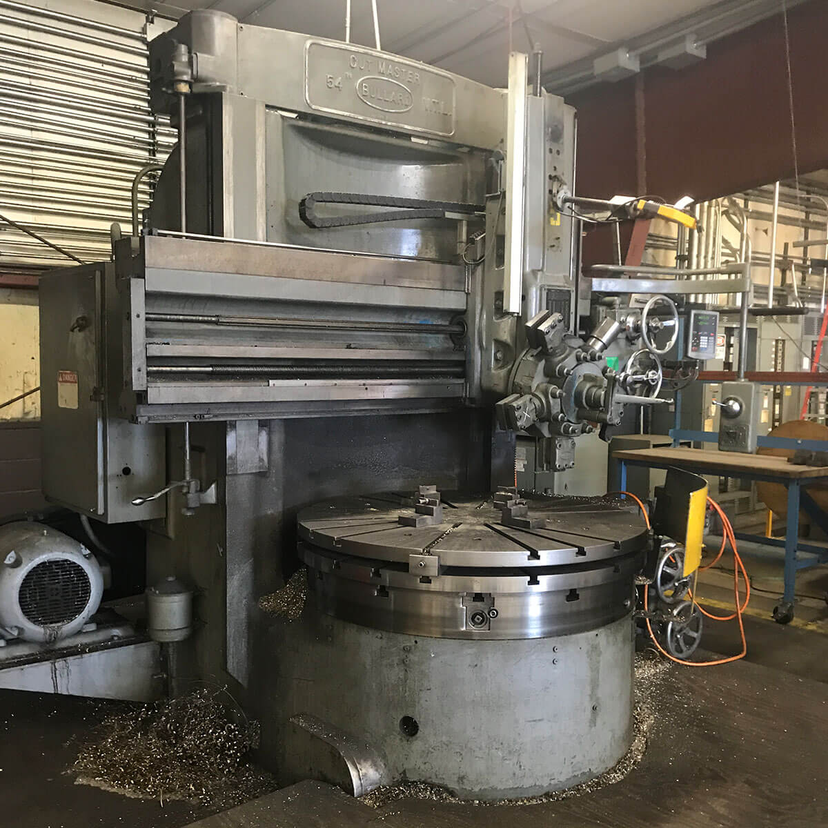 Used 54” Bullard Cutmaster Vertical Turret Lathe Worldwide Machine Tool