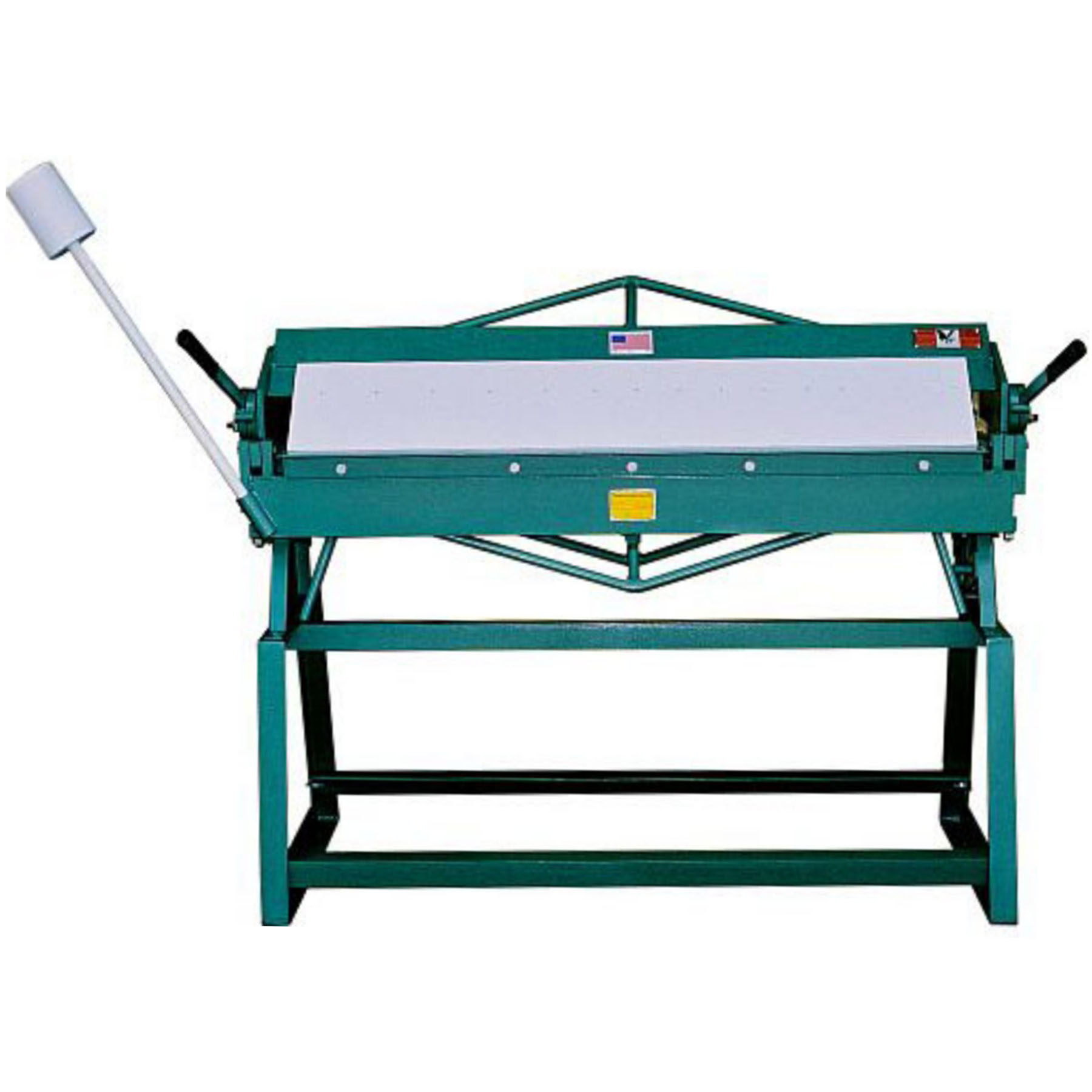 New Tin Knocker 4' x 16 Ga. Box & Pan Brake at Worldwide Machine Tool