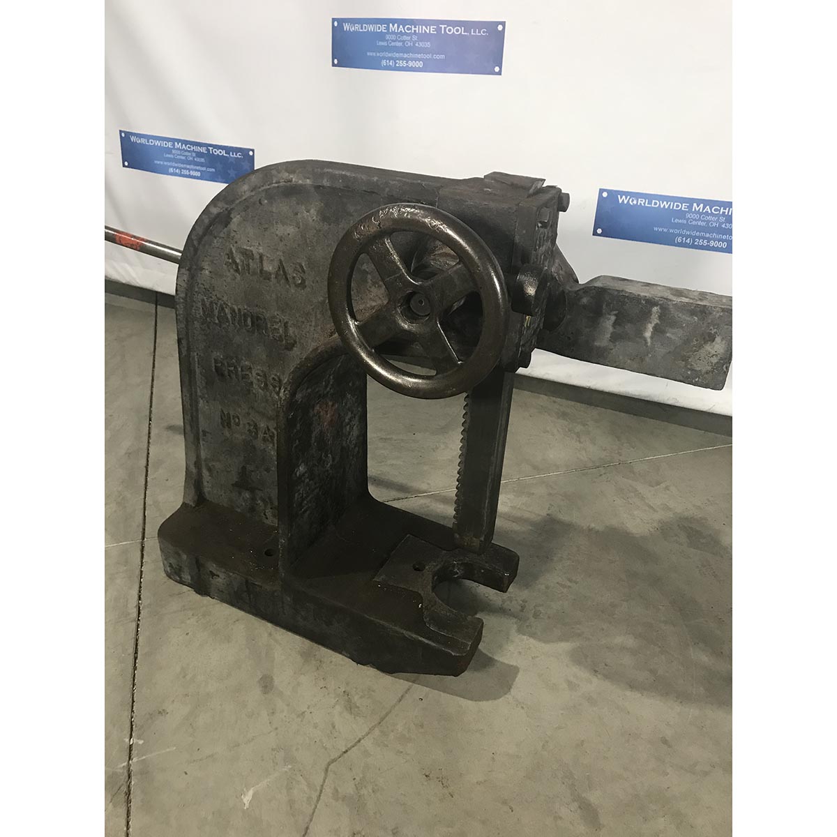 12 Ton Used Atlas Arbor Press No. 3A1