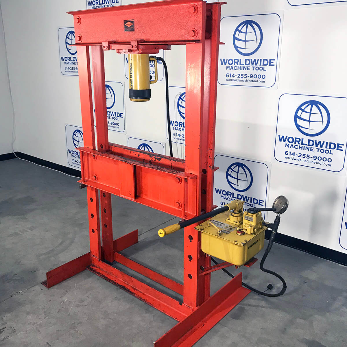50 Ton Used Parmaco HFrame Hand Operated Press for sale