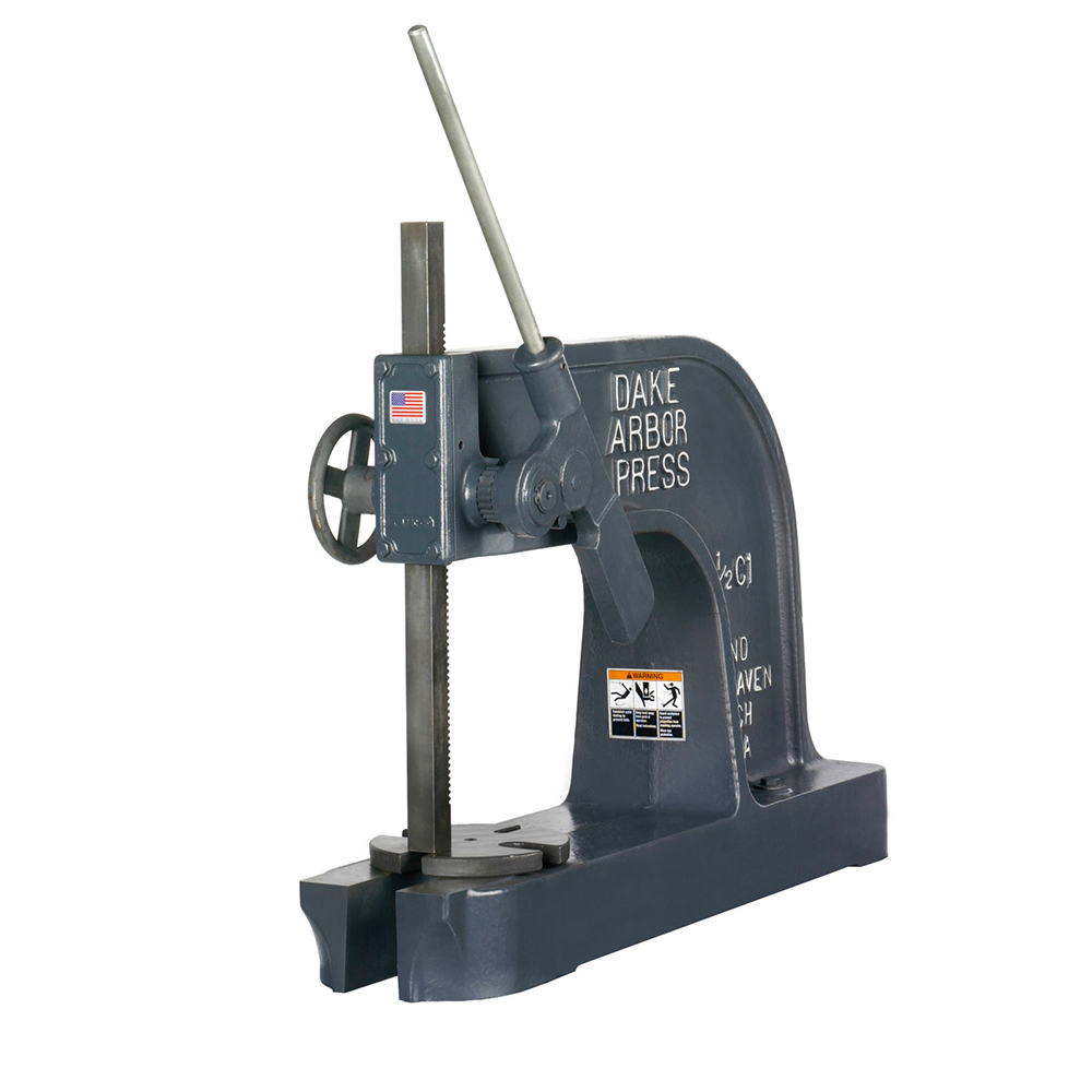 3 Ton New Dake Ratchet Lever Arbor Press Model 11/2C