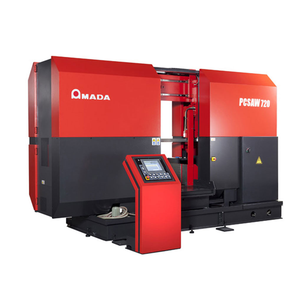 Amada Horizontal Pulse Cutting Band Saw Model PCSAW720