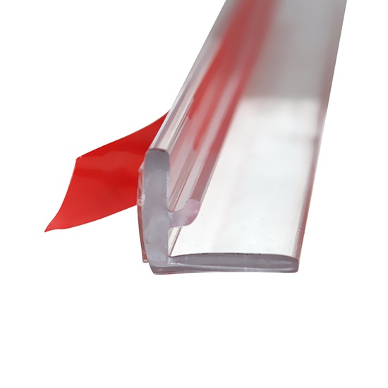 Frameless glass shower door seals