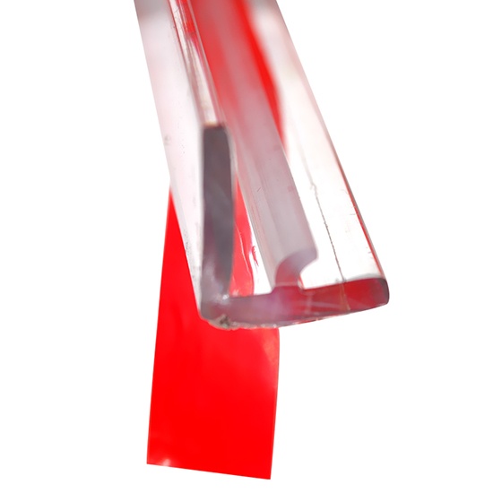 Frameless glass shower door seals