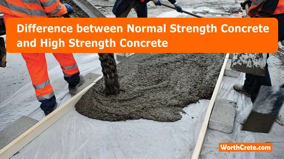Normal Concrete vs High Strength Concrete WorthCrete
