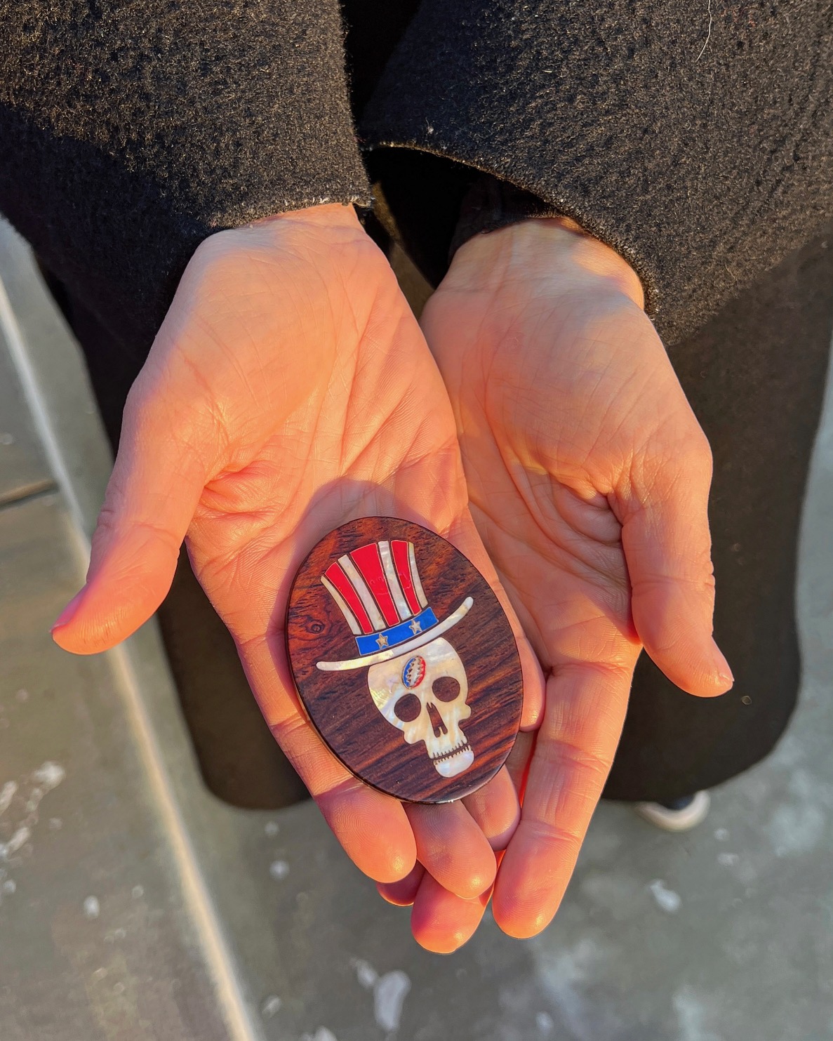 Commemorative Cripe Top Hat Hand Pieced Inlay Wovenfree