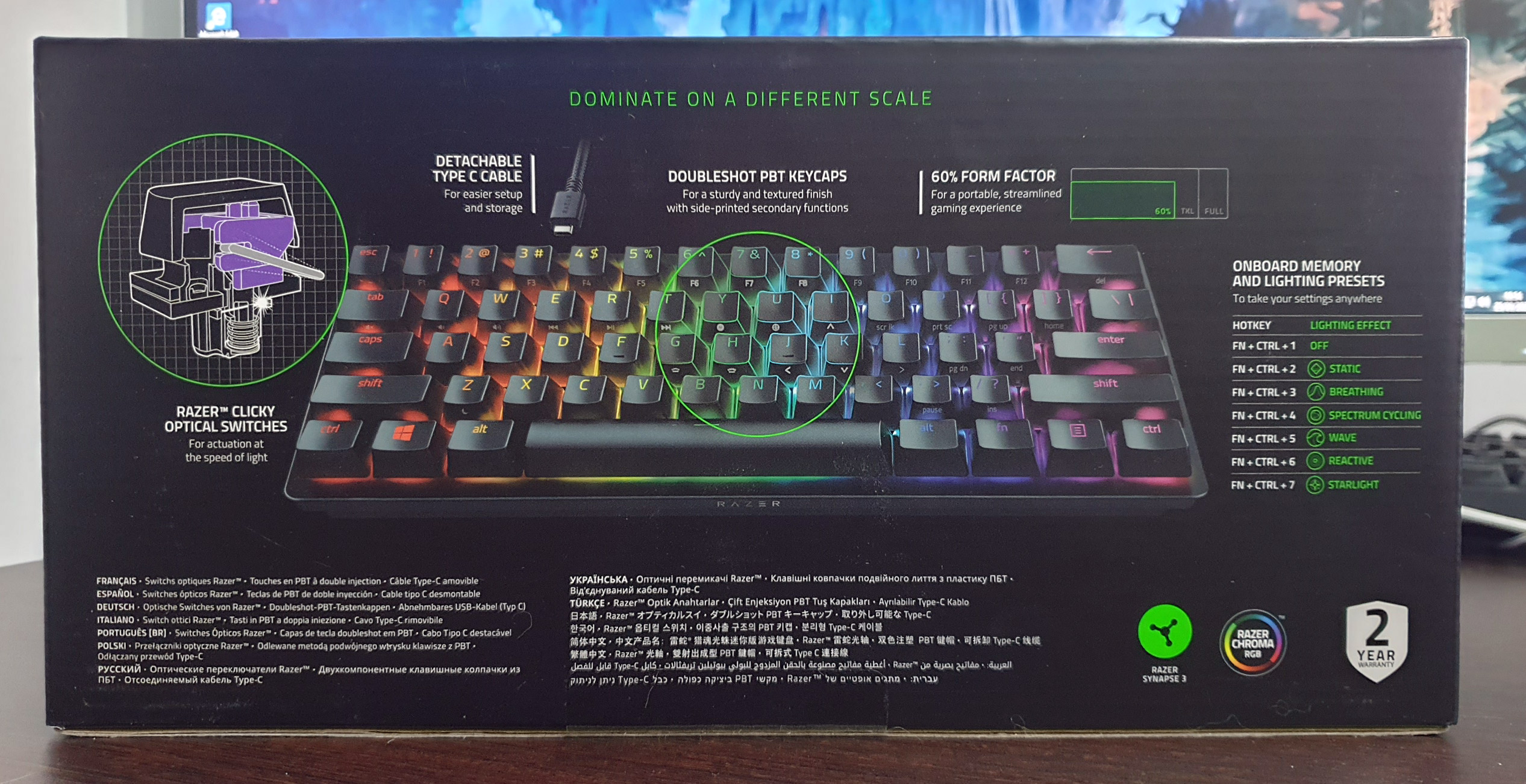 Review del teclado Razer Huntsman Mini WowChakra