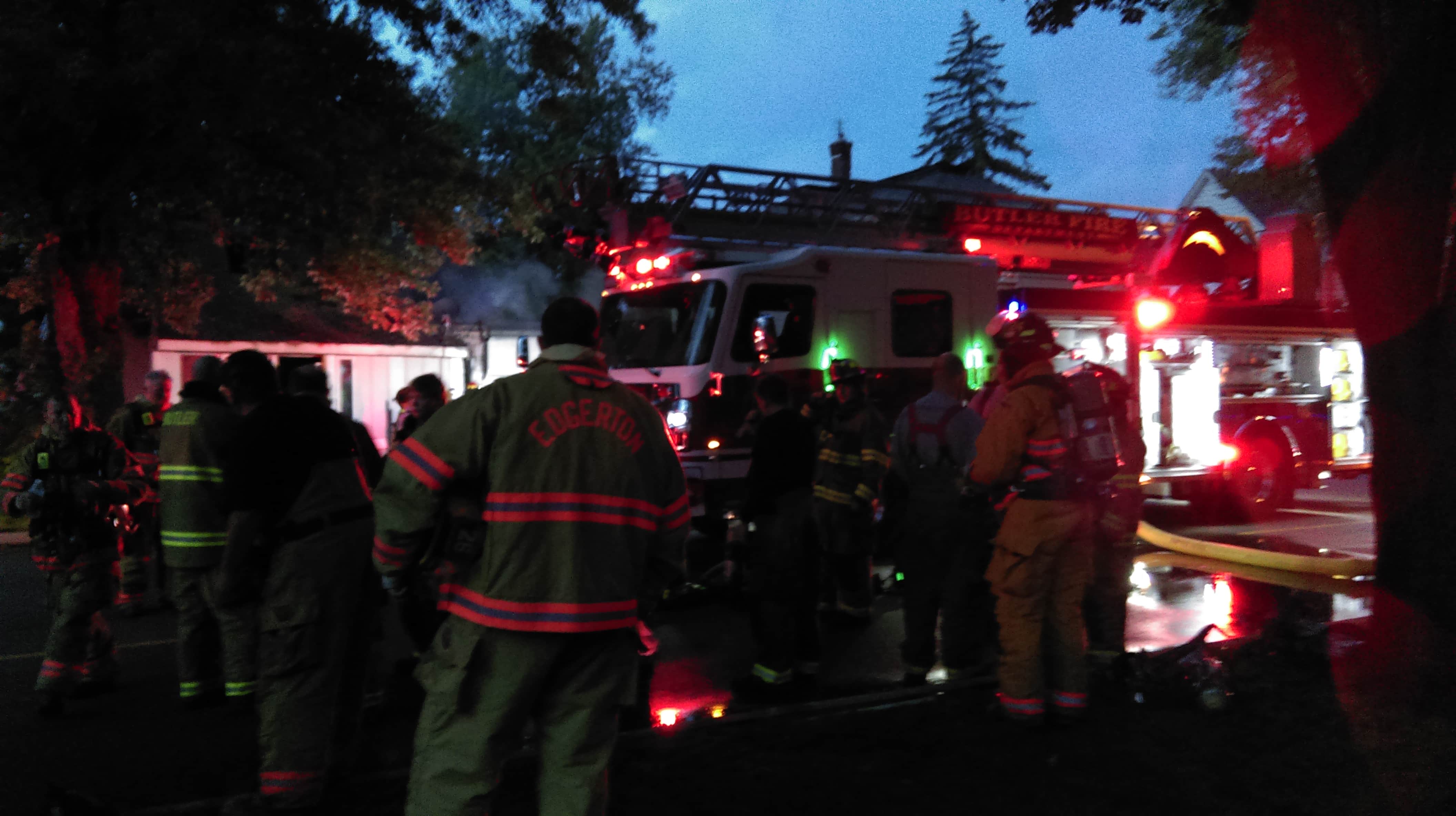 Multiple crews battling house fire in Butler WOWO 1190 AM 107.5 FM