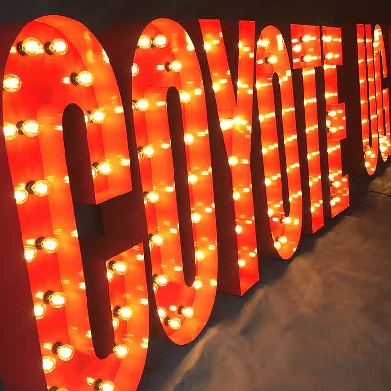 Marquee lights for shop WOWORK direct factory