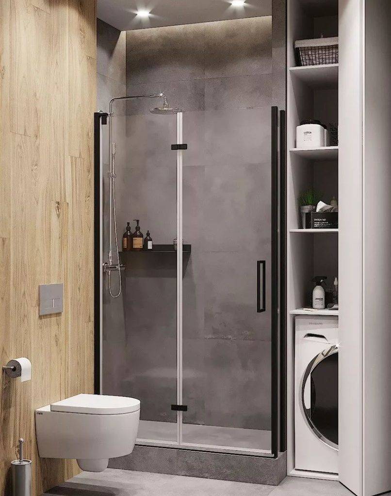 How To Put The Washing Machine In The Bathroom Of 5 Square Meters? 35