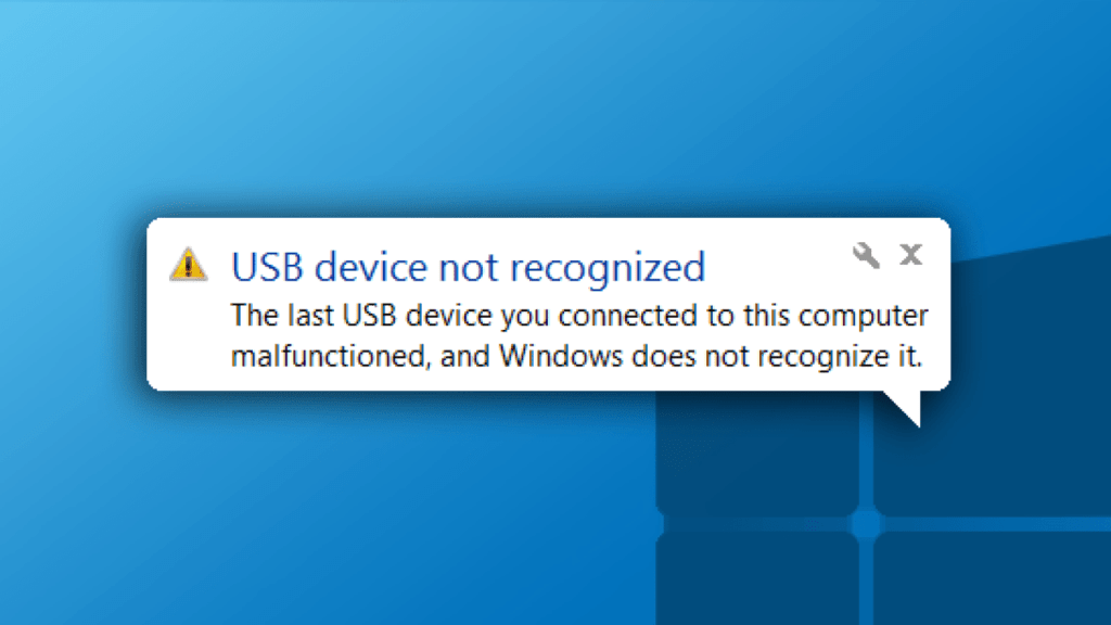 USB Device Not Recognized on Windows 10,8,7 How to Fix wowtechub