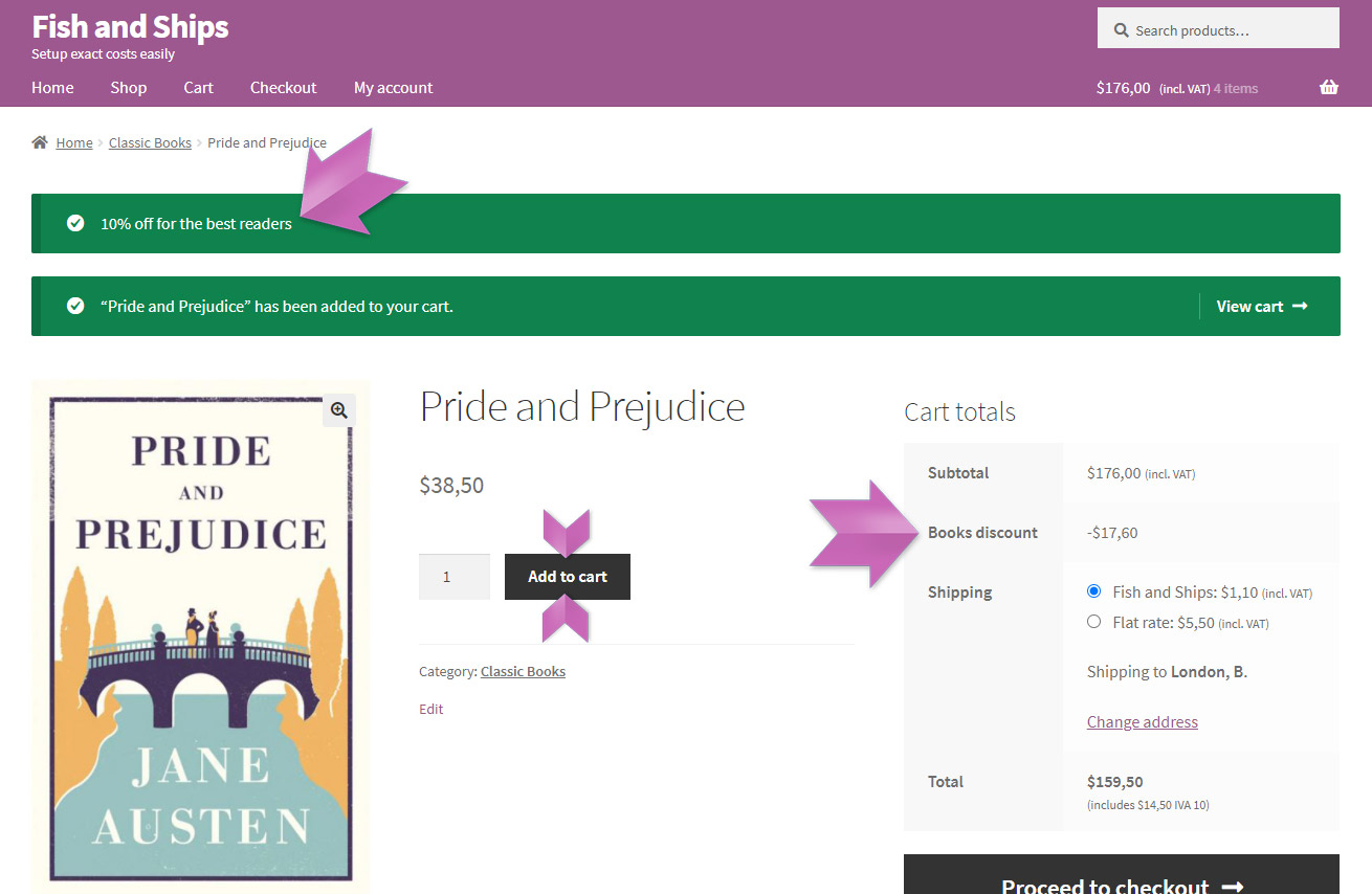 Conditional coupons application wpcentrics