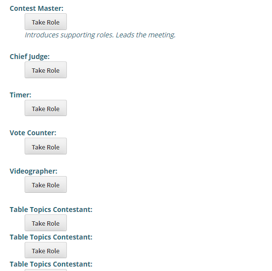 Toastmasters Table Topics Contest Evaluation Form Matttroy