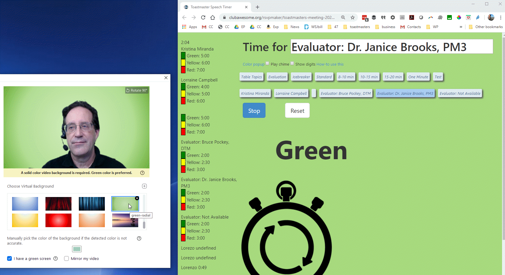 Online Speech Timer and How to Display it in a Zoom Meeting WordPress