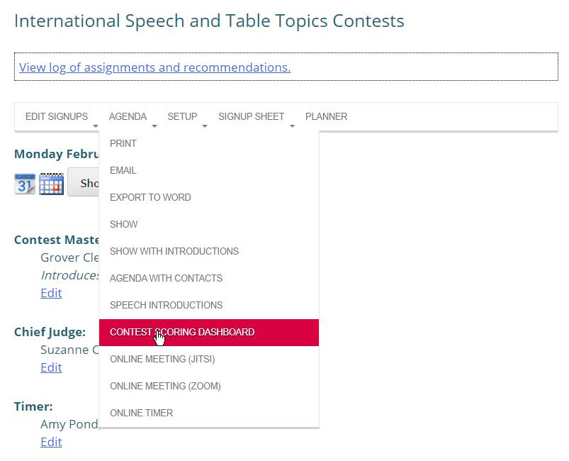Toastmasters Table Topics Contest Evaluation Form Matttroy