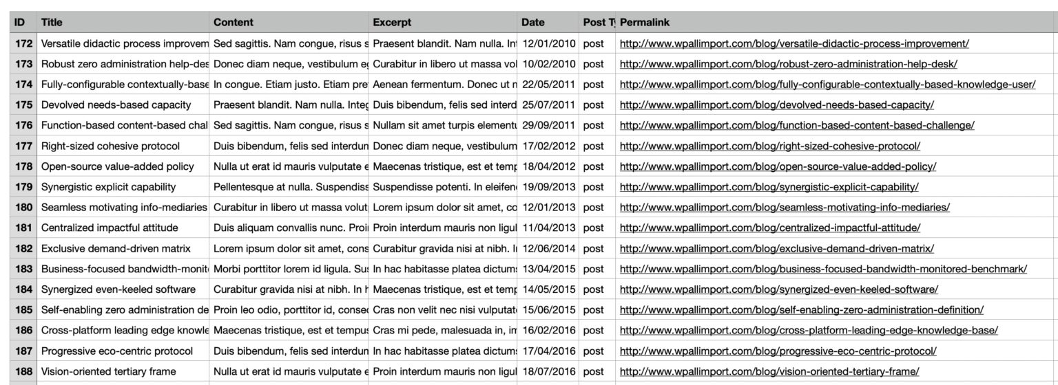 How to Export WordPress Posts WP All Import
