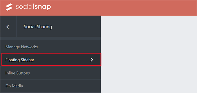 Choose the floating bar option Choose the floating bar option
