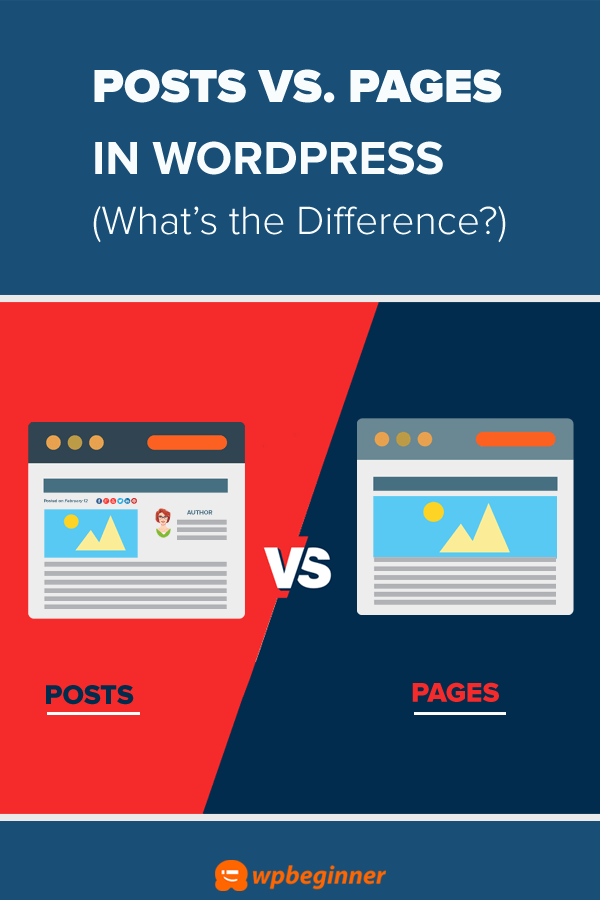 What is the Difference Between Posts vs. Pages in WordPress