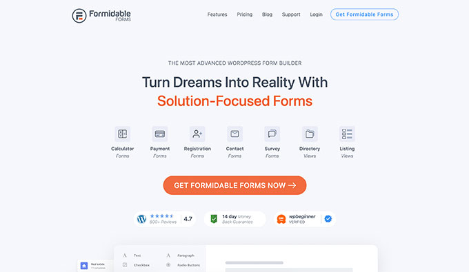 Formidable Forms - WPBeginner Formidable Forms