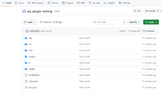 View local files in GitHub repo View local files in GitHub repo