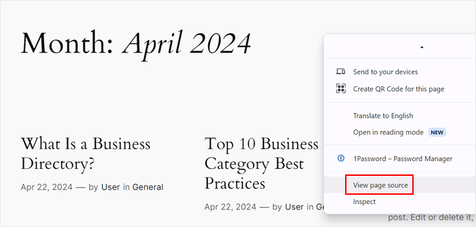 Viewing a web page's source in Chrome Viewing a web page's source in Chrome