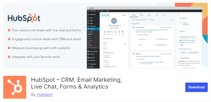 HubSpot plugin HubSpot plugin