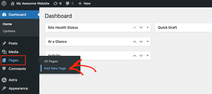 How to add more pages to your WordPress wedding website How to add more pages to your WordPress wedding website