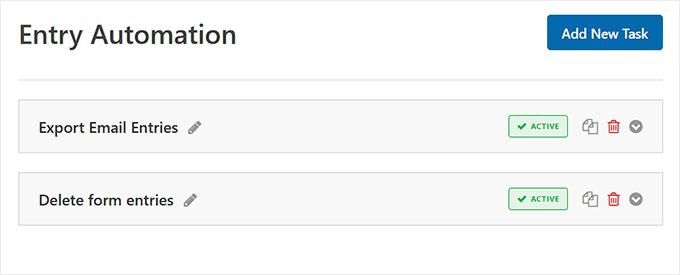 Drag and reorder automation tasks in WPForms Drag and reorder automation tasks in WPForms