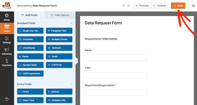 How to create a data access form for your WordPress website or blog How to create a data access form for your WordPress website or blog