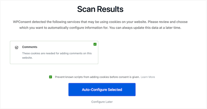 Scanning your WordPress blog or website for all active cookies Scanning your WordPress blog or website for all active cookies
