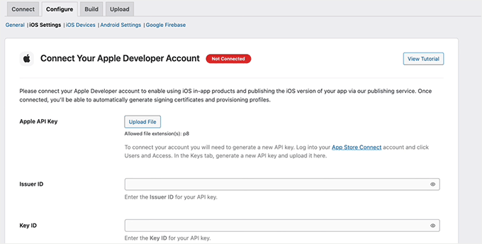 Connect Apple Developer account with BuddyBoss app Connect Apple Developer account with BuddyBoss app
