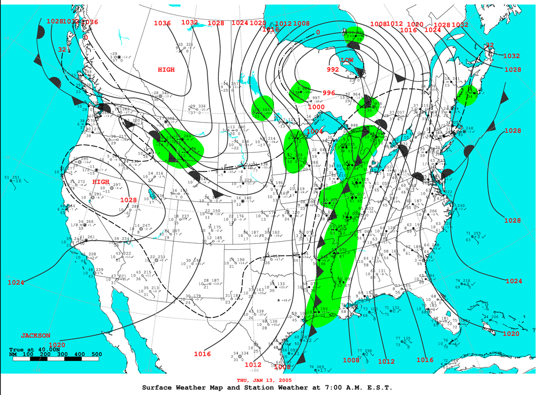 A Surface Weather Map Is Also Called Surface Weather and Station Plots